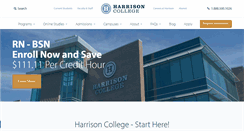 Desktop Screenshot of harrison.edu